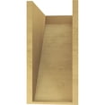 thumbnail image 4 of 9"W x 18"D x 18"H Classic Concord Rough Cedar Woodgrain TimberThane Corbel, Primed Tan, 4 of 6