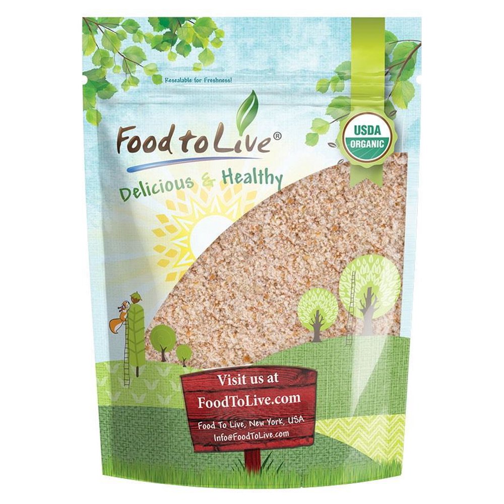 Organic Whole Wheat Bread Flour, 8 Ounces Whole Grain, Stone Ground