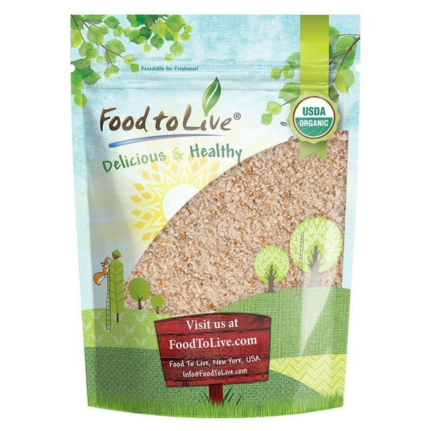 Organic Whole Wheat Bread Flour, 8 Ounces Whole Grain, Stone Ground