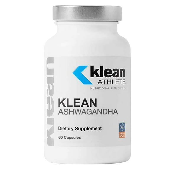 Klean ATHLETE Klean Ashwagandha - For Occasional Stress - Supports Adaptations to Training* - Adaptogen Blend - Vegan & Non GMO - 60 Capsules
