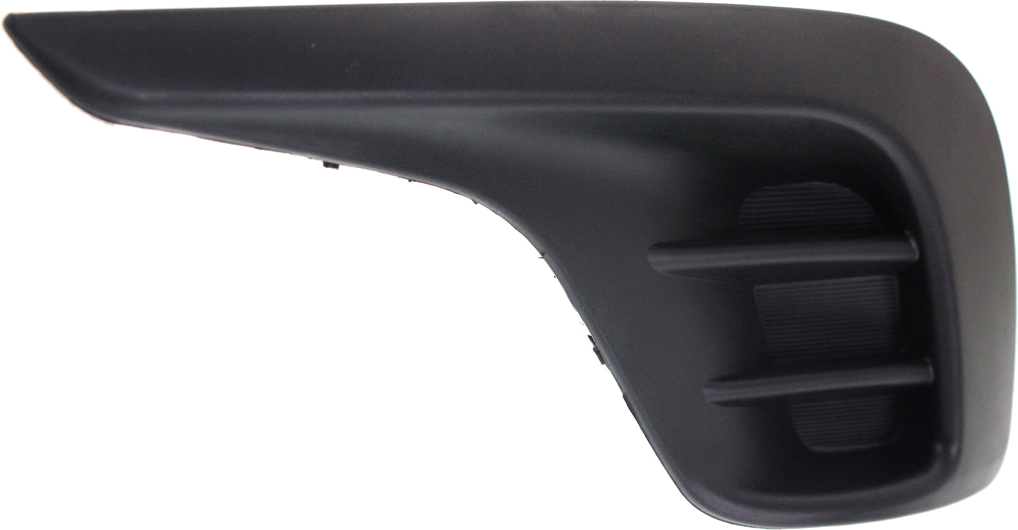 Fog Light Cover Compatible with 2011-2013 Toyota Highlander Left Driver Textured Black