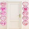 Valentine's Day Heart Banner Set- 10pcs