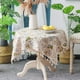 thumbnail image 5 of Xihbxyly Mantel Floral, Diseño Suave de Poliéster y Algodón, Elegantes Bordados y Borlas, Aislamiento Térmico, Ideal para Comedores, Reuniones Familiares y Celebraciones Especiales, y Un Elegante Com, 5 of 7