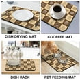 thumbnail image 2 of Fun Coffee Mat 24inx16in,Coffee Bar Mat for Countertops,Absorbent Hide Stain Anti-Slip Coffee Bar Accessories Fit Under Coffee Machine Mat,dish Drying Mats for Kitchen, 2 of 6