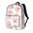 thumbnail image 2 of Mochila con estampado de donuts de Pug, mochila para portátil, mochila de viaje, mochila de negocios para mujeres y hombres., 2 of 5