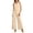 Yellow-Trousers Suit, variant on Summer Solid Color Sleeveless Turn Down Collar Lapel Hollow Out Lace Vest and Wide Leg Pants Two Piece Outfit for Women Blue L