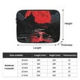 thumbnail image 2 of red moon wild Laptop Sleeve Bag Compatible With MacBook Air / Pro iPad MateBook Tablet Surface HP Lenovo Dell ASUS Acer Laptop Computer Protective Size: 12 inch, 2 of 5