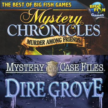 Mystery Case Files 2-Pack Dire Grove and Mystery Chronicles- XSDP -58157 - Mystery Case Files: Dire Grove and Mystery Chronicles: Murder Among Friends combine two hidden object mysteries in one (Best Big Fish Hidden Object Games 2019)