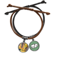 thumbnail image 1 of Pintura acuarela miaoji Cat City Town Pulsera Cuerda Mano Cadena Cuero Dinero Pulsera Unbranded M, 1 of 2