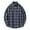 Navy, variant on Men Tops Long Sleeve Plaid Shirt Loose Fit Button Down Lapel Casual Blouse Light Jacket Navy 2XL