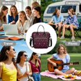 thumbnail image 7 of Pioneer Flower Floral Print Pattern Womens Lunch Box for Work,Insulated Large Lunch Bag for Tween and Teen,Loncheras Para Mujer,Leakproof Adult Lunch Bag for Work,Beach,Travel,Picnic,Camping, 7 of 7