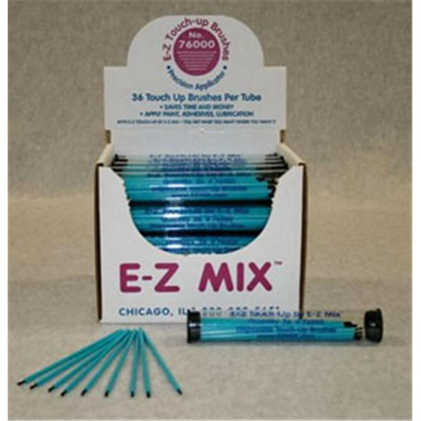 E-Z Mix EMX-76000-E E-Z Retoucher les Pinceaux avec 36 Brosses