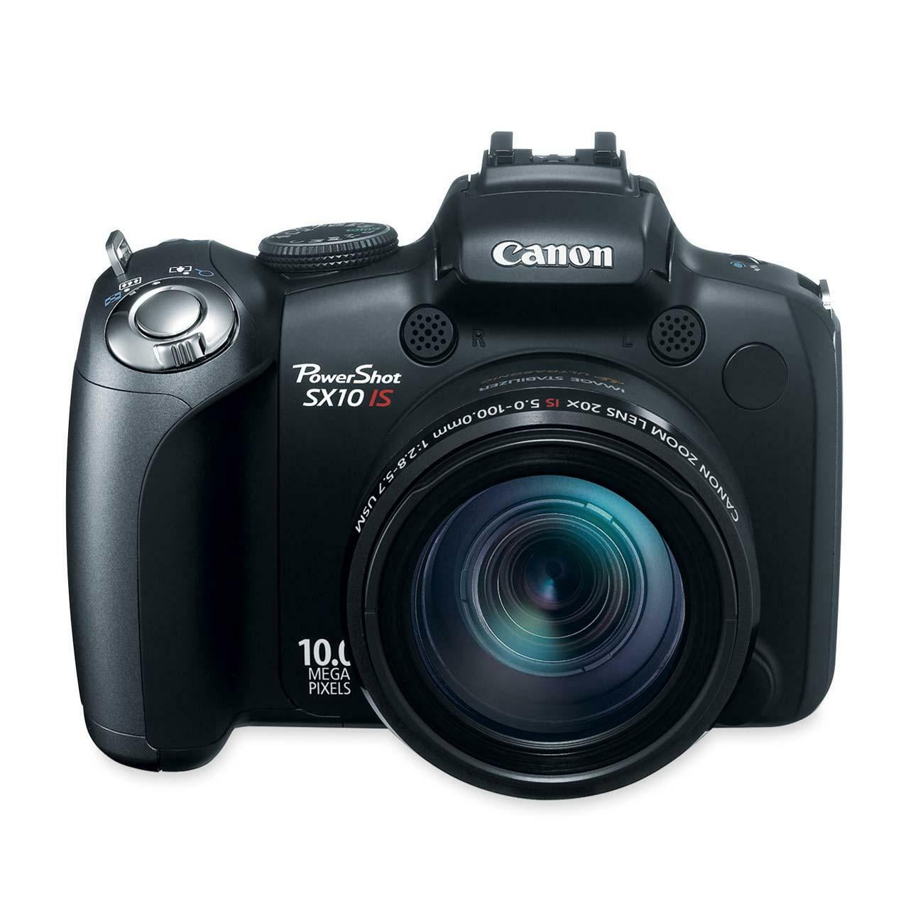 Canon PowerShot SX10 IS 10 Megapixel Bridge Camera, Black