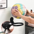 thumbnail image 1 of QTOCIO Wall Mounted Football Storage Basket Home Basketball Storage Rack Sports Balls Storage Racks, 1 of 4
