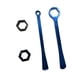 thumbnail image 3 of Llave Genérica Para Quitar Y Cambiar Neumáticos De Motocicleta, Herramienta De Reparación De Neumáticos De Motocicleta, Color Azul, 3 of 8