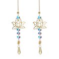 thumbnail image 3 of 2 PCS METAL LOTUS CRISTAL ARTIFICAL SANCHER CHEM CHIME (LOTUS CRISTAL), 3 of 4