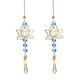 thumbnail image 2 of 2 PCS METAL LOTUS CRISTAL ARTIFICAL SANCHER CHEM CHIME (LOTUS CRISTAL), 2 of 9