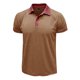 thumbnail image 4 of pstuiky camisetas de hombre, Blusa de manga corta con cuello vuelto, transpirable, con botones y color liso para hombre camisas casuales para hombre xl, 4 of 7