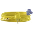 thumbnail image 1 of Cable de extensión Conntek, 2,7 m, calibre 16/3, conector I-Ring amarillo, 1 of 6