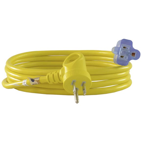 Cable de extensión Conntek, 2,7 m, calibre 16/3, conector I-Ring amarillo