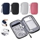 thumbnail image 1 of Bolsa Multicapa para Guardar Accesorios Digitales con Rejilla Organizadora. Funda Rígida para Batería Externa, Auriculares Usb y Cables de Datos. Funda de Poliéster Antipolvo, 19 X 11 X 3,5 Cm., 1 of 6