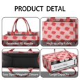 thumbnail image 4 of Large Capacity Tote Bag,Pioneer Flower Floral Print Pattern Handbag Fashion Luxury Tote Bag,15.7"x13"x 5.1" Inches,Laptop Compatible, 4 of 6
