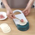 thumbnail image 1 of 2 in 1 DIY Dumpling Skin Maker Easy Cleaning Durable Kitchen Tool for Wontons Fruit Pie - Orange, 1 of 6