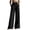 Black Casual Pants, variant on Miluxas Women's High Rise Wide Leg Trousers Pleated Front Business Casual Loose Straight Pants with Pockets Dress Pants for office Commute Wear White