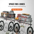 thumbnail image 2 of KFFKFF Bicycle Storage Stand, Quadruple Bike Holders, Wall-Fixed Cycle Storage Hook with Dual Ledges, Residential and Garage Arrangement Tool, Adaptable for Diverse Bicycle Dimensions, 2 of 9