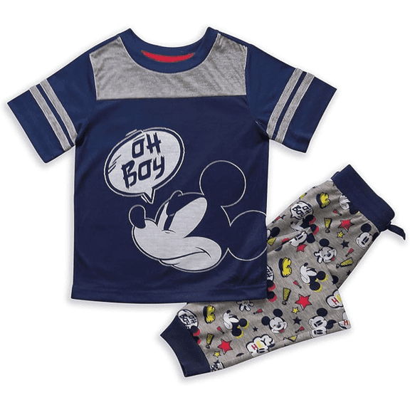 Disney Mickey Mouse Boys Pajama Set Sleepwear For Kids Size 3