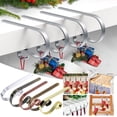 thumbnail image 1 of Vaidha 5PCS Metal Christmas Stocking Hooks Fireplace Hanger With Non-Skid Design, 1 of 9