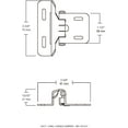 thumbnail image 4 of Liberty Hardware H01911C-SN-O 0.25 in. Semi-Wrap Overlay Hinge- Satin Nickel, 4 of 4