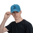 thumbnail image 5 of Git -R- Done Unisex Adult Washed Denim Cotton Sport Outdoor Baseball Cap Adjustable Cowboy Baseball Hat, 5 of 5