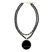 Xavier Black Onyx Pendant Necklace