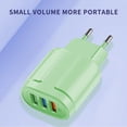 thumbnail image 4 of Tête de Charge USB 3 Ports Couleur Macaron Tête de Charge Portable USB, 4 of 5