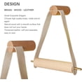thumbnail image 4 of Soporte de papel higiénico de madera, soporte de papel higiénico para baño baño retro montado en la pared portarrollos baño decoración retro Ormromra LKX-0836, 4 of 4
