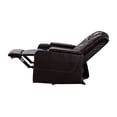 thumbnail image 4 of Living Room Leather Armchair With Cup Hold Storage USB Recliner - Multicolor, 4 of 8