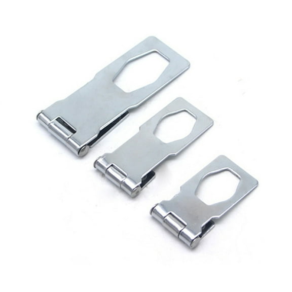 WORGEOUS 4 Inch Gate Lock Cabinet Locks with Combination Door Latch Drawer Silver