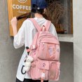 thumbnail image 3 of Bolsa 2022 Mochila de viaje para mujer Mochila universitaria impermeable con múltiples bolsillos para mujer JShteea Para Estrenar, 3 of 8