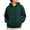 11#Army Green, variant on Men's Solid Color Pullover Hoodie, Long Sleeve Loose Fit Fall Casual Streetwear Sweatshirt with Front Pocket Light Gray M