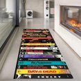 thumbnail image 1 of Nostalgic Retro Style Rug, Runner Rug, VHS Case Themed, Horror Rug, Home Theater TV Room,Long Rug,Entry Rug,Hallway Runner Rug D1242.7 100x300Cm/39x118inch, 1 of 1