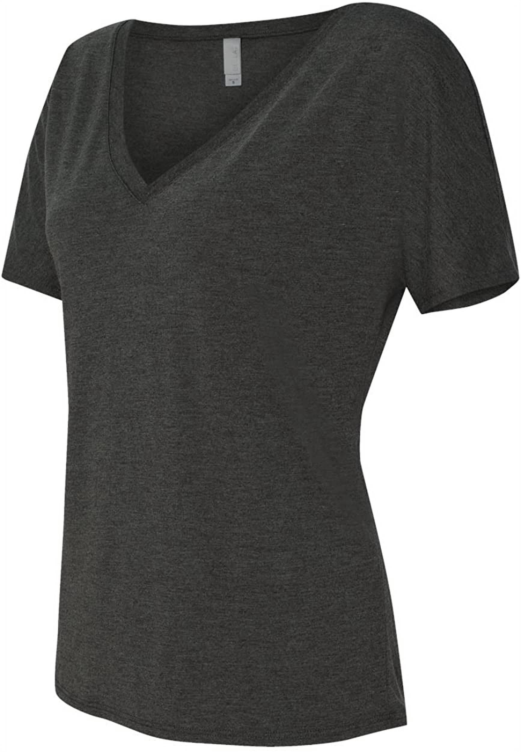Women's Flowy Simple V-Neck T-Shirt
