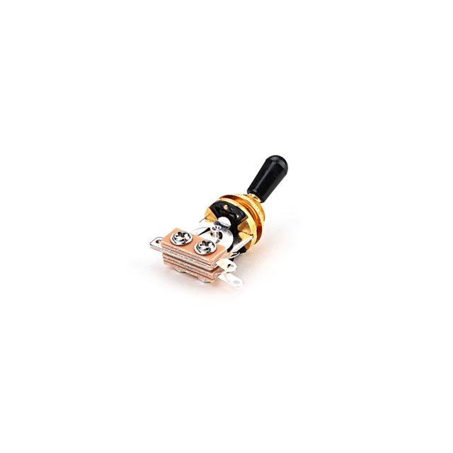 Greeniant Interruptor de palanca de guitarra eléctrica de Metal, instrumento de cuerda portátil de bajo ruido, interruptores de 3 vías, accesorios de Accesorios para instrumentos musicales Greeniant OD025546-00