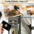 thumbnail image 2 of Pixel 7A Wallet Case for Google Pixel 7A Premium Luxury PU Leather Wallet Flip Magnetic Clasp Cover Retro 7A Case Credit Card Holder Kickstand Shockproof Case,
Gray, 2 of 7