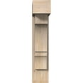 thumbnail image 2 of Ekena Millwork 7 1/2"W x 24"D x 36"H Balboa Block Smooth Bracket w/ Offset Brace, Douglas Fir, 2 of 25