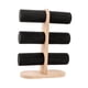 thumbnail image 5 of Exhibidor de relojes, soporte para pulseras y brazaletes, elegante soporte para collares y relojes. Negro, 5 of 9