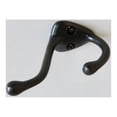 thumbnail image 4 of Residential Essentials 10601BK Vertical Double Robe Coat Hook- Black, 4 of 5