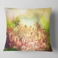 thumbnail image 2 of Designart 18" x 18" Green Polyester Throw Pillow, 2 of 5