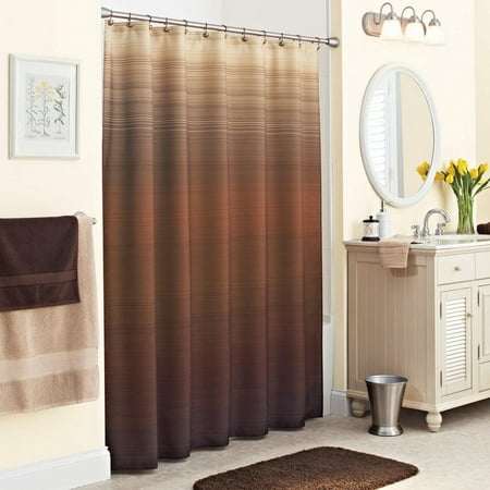 Better Homes & Gardens Ripple Ombre Shower Curtain, 1 Each