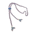 thumbnail image 1 of koolsoo Diving Rope Snorkeling Long Hair Wrapper Hair Band Handmade Scuba Wrapper Blue Pink, 1 of 9